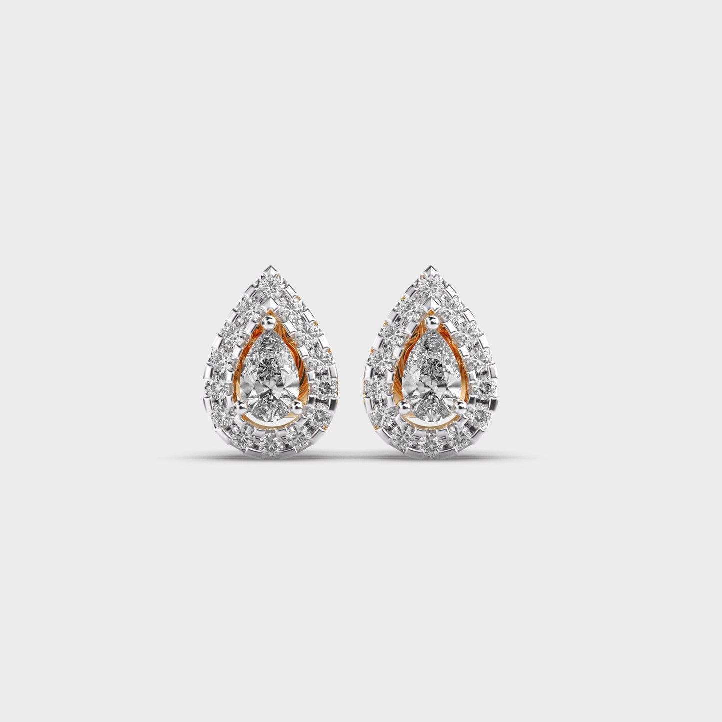 Pear Diamond Studs
