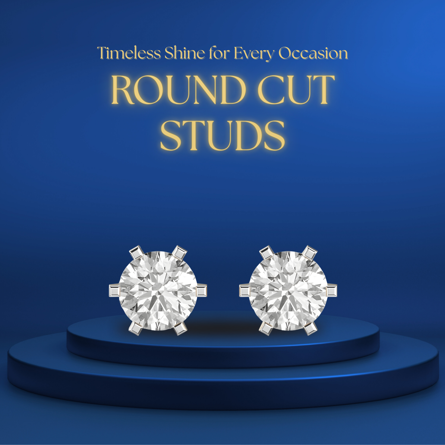 Round Diamond Studs