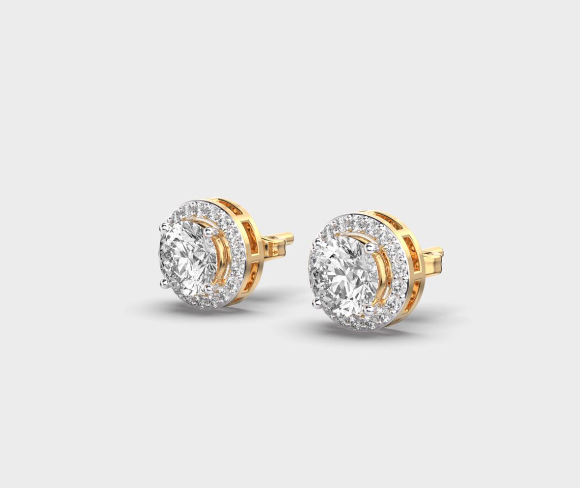 Round Diamond Studs
