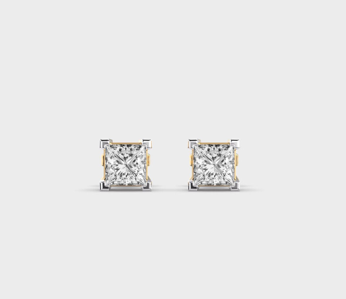 Princess Diamond Studs