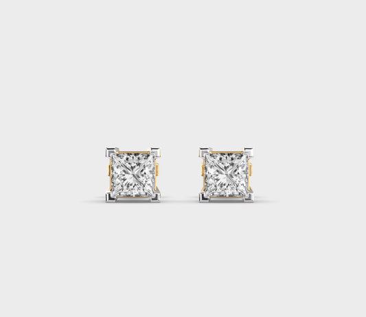 Princess Diamond Studs